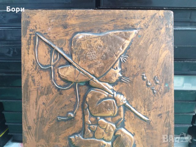 Медна картина, снимка 2 - Картини - 29248629