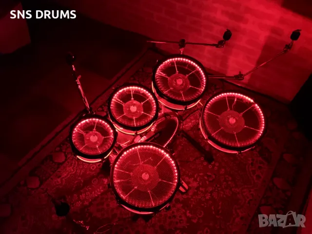 🎉 Предлагаме под наем уникални светещи акустични и електронни барабани, без аналог на пазара! 🎉, снимка 6 - Ударни инструменти - 48797541