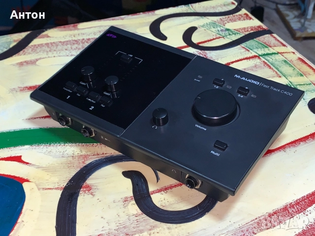 Avid M-audio Fast Track C400 USB Audio MIDI Interface Звукова Карта, снимка 10 - Други - 52656987