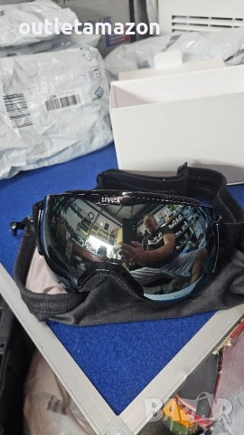 Ски очила Uvex DH 2100 CV, Унисекс, Черен, снимка 2 - Зимни спортове - 52745792