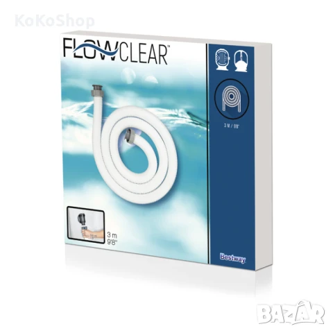 Маркуч за филтрираща помпа на басейн "Bestway"-38 мм./маркуч за басейн, снимка 4 - Басейни и аксесоари - 50760456