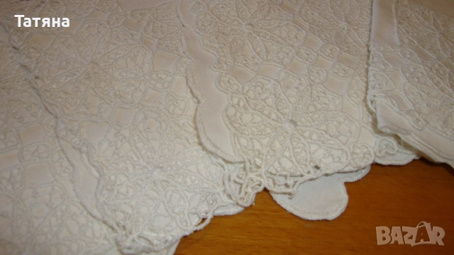 ПОКРИВКИ  и  САЛФЕТКИ -  рязана БРОДЕРИЯ И АПЛИКАЦИИ, снимка 6 - Покривки за маси - 51709311