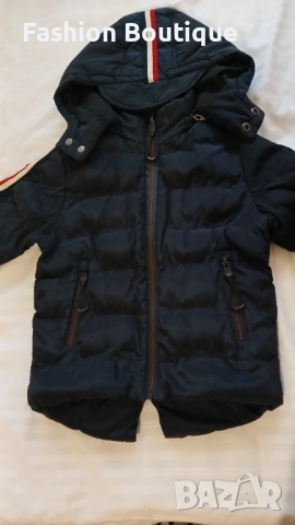 ПРОДАВАМ  Детско зимно яке, размер  24 месеца + нова шапка!!! Якето е запазено с 1-на единствена заб, снимка 4 - Детски якета и елеци - 51891643