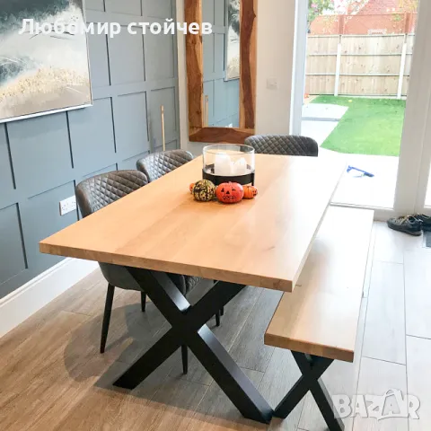 Метални крака за мебели, маса, бюро, пейка, снимка 3 - Други - 47699115