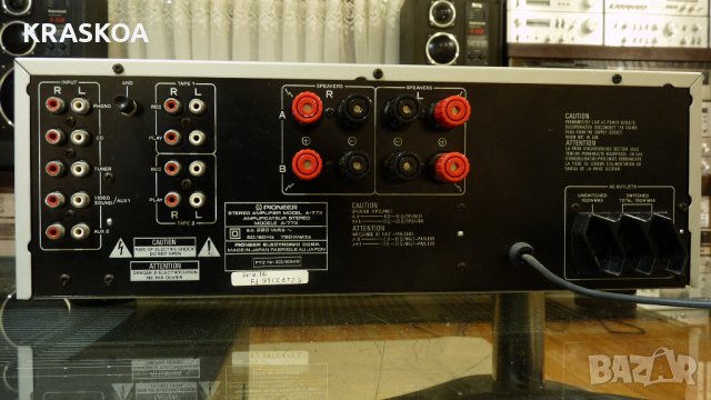 PIONEER A-77X , снимка 13 - Ресийвъри, усилватели, смесителни пултове - 33834109