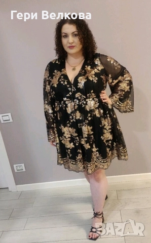 Макси нова официална еласточна рокля, снимка 6 - Рокли - 52964694