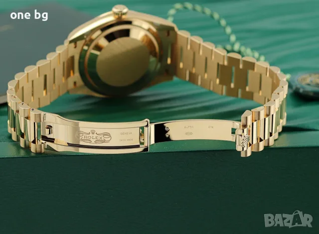 Rolex Day Date President Gold Champagne Diamond Bezel, снимка 5 - Луксозни - 55973486