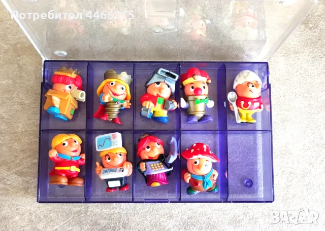 Пълна поредица Киндер сюрприз, 1999 г. с кутия и листчета