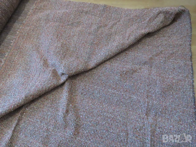 Българска дамаска кафява щарка - топ дължина 7 метра широчина 1,45 дамаска за диван и др.