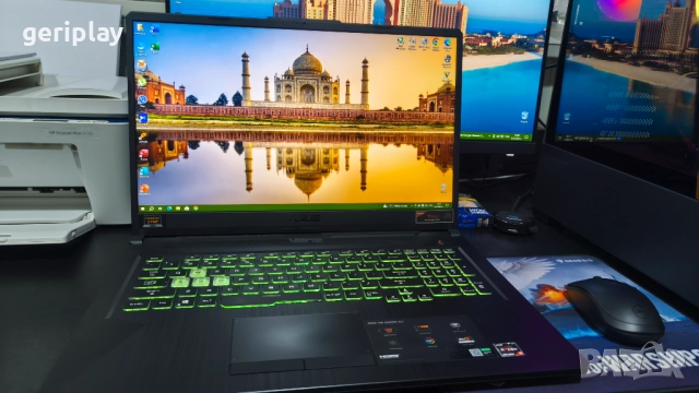 Геймърски 17.3” FullHD Лаптоп ASUS с Ryzen 9 / GTX 1660Ti / 16Gb RAM / SSD 1Tb, снимка 6 - Лаптопи за игри - 52698032