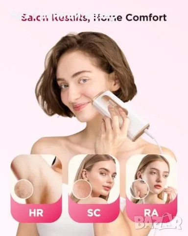 Нов Професионален IPL уред за лице и тяло, безболезнено премахване на косми, снимка 2 - Други - 48449063