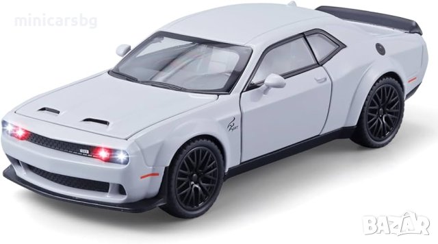 Метални колички: Dodge Challenger Hellcat (Додж Чалънджър), снимка 7 - Колекции - 32248991
