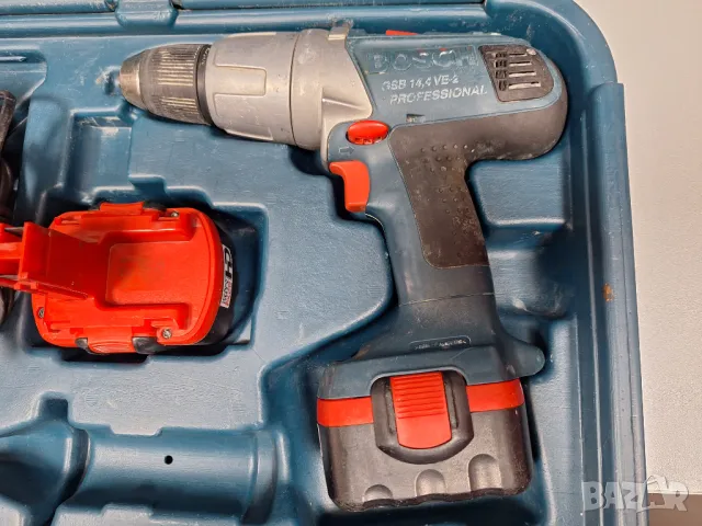 Оригинален! Ударен Винтоверт/Бормашина/ BOSCH GSB 14,4VE-2 Professional, Made in Switzerland, снимка 2 - Винтоверти - 48464886
