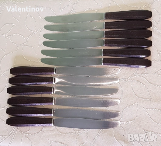 Комплект старинни ножове, снимка 2 - Антикварни и старинни предмети - 53899554