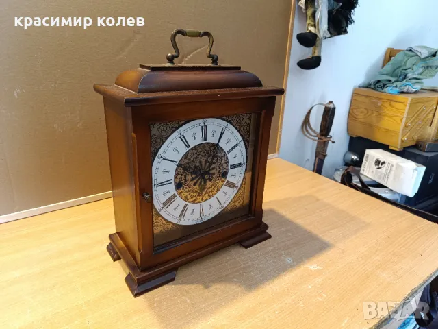 немски кварцов часовник, снимка 3 - Антикварни и старинни предмети - 47355024