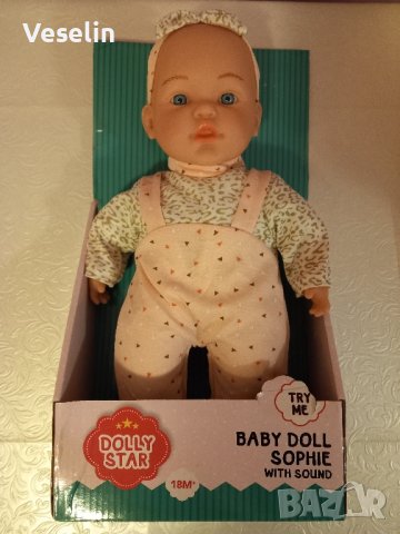 Кукла бебе със звукови ефекти , снимка 2 - Кукли - 42656419