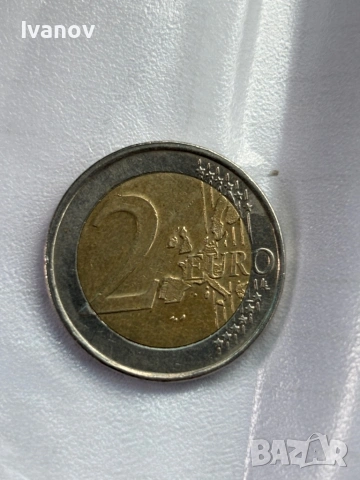 Moneta 2 euro 2002г, снимка 3 - Нумизматика и бонистика - 53221509