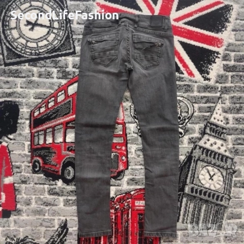 Дамски черни тесни дънки G-Star Raw с цип, размер 27, снимка 8 - Дънки - 52574563