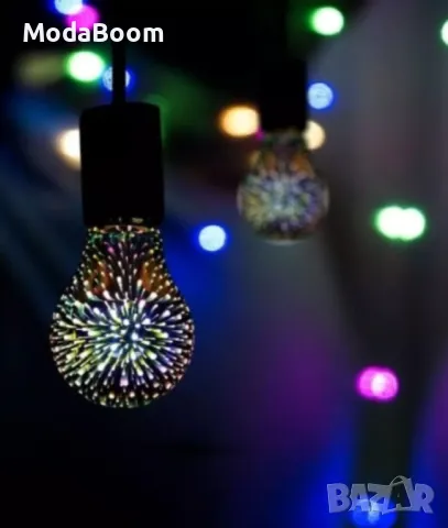 Декоративна 3D  крушка SD54, снимка 4 - Други стоки за дома - 48086849