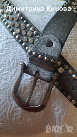 Дамски колан естествена кожа , снимка 6 - Колани - 54106647