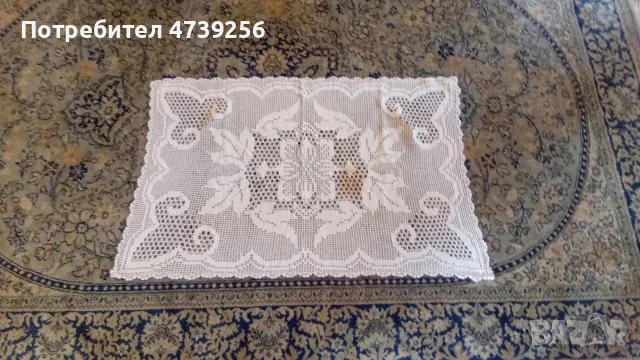 плетени на една кука покривки, снимка 3 - Покривки за маси - 56462105
