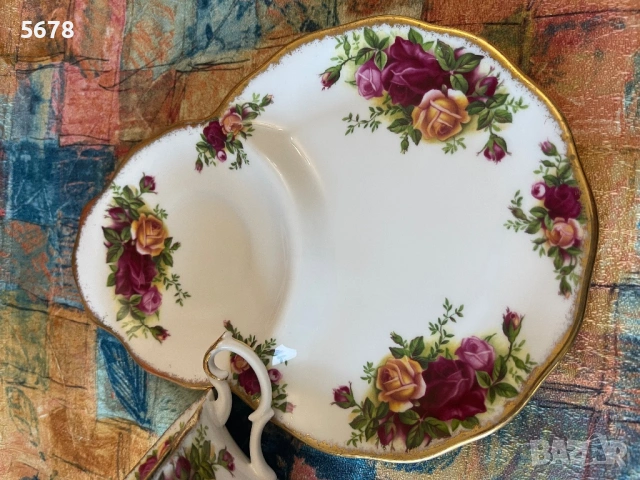 Royal Albert тенис сет Old Country Roses, снимка 8 - Антикварни и старинни предмети - 54293433