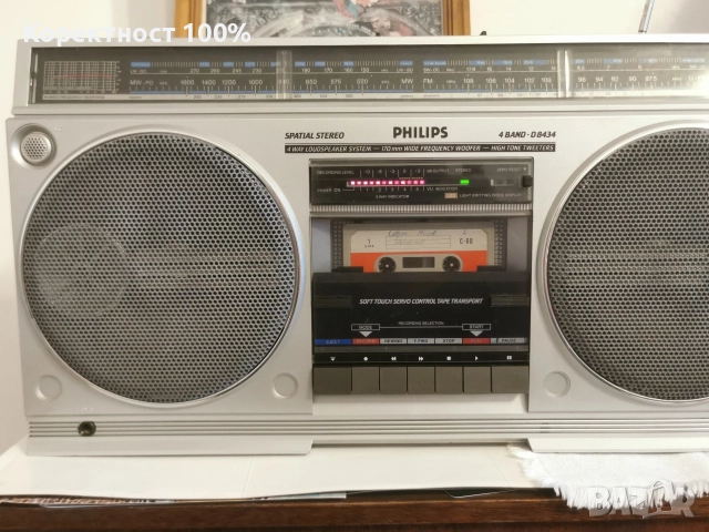 радио касетофон philips (филипс) , снимка 2 - Радиокасетофони, транзистори - 52897453