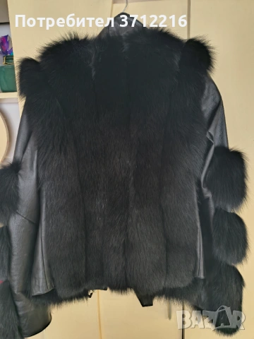 Дамско яке естествена кожа, снимка 2 - Якета - 54319264