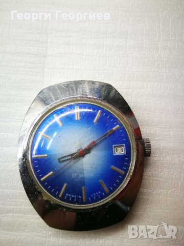 Полет Poljot 17 jewels руски механичен часовник, снимка 1 - Антикварни и старинни предмети - 38905379