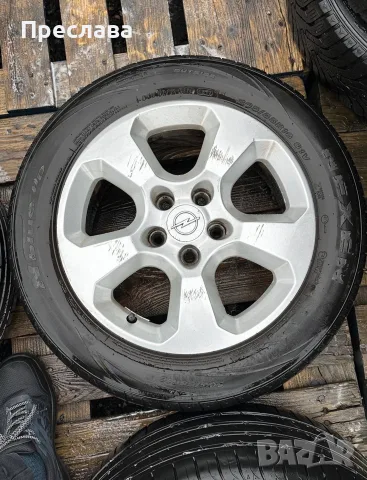 Летни  джанти Opel Saab 5х110 16 цола, снимка 5 - Гуми и джанти - 55753509