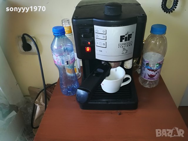 fif espresso italiano-кафемашина-нов внос швеицария, снимка 2 - Кафемашини - 29756749