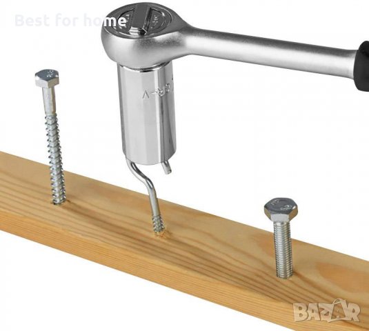 Тресчотка с универсална глава от 7 до 19 мм EASYmaxx Multi, снимка 6 - Ключове - 34926169