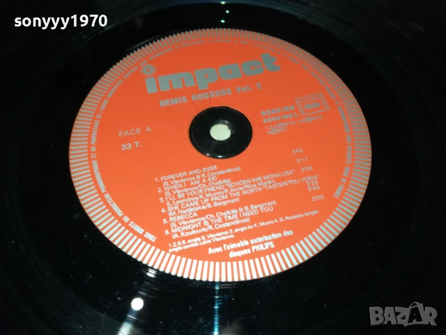 DEMIS ROUSSOS-ВНОС АНГЛИЯ 1410251920, снимка 14 - Грамофонни плочи - 52055276