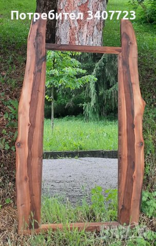 Ръчно изработени огледала от орех и липа , снимка 2 - Огледала - 37000723