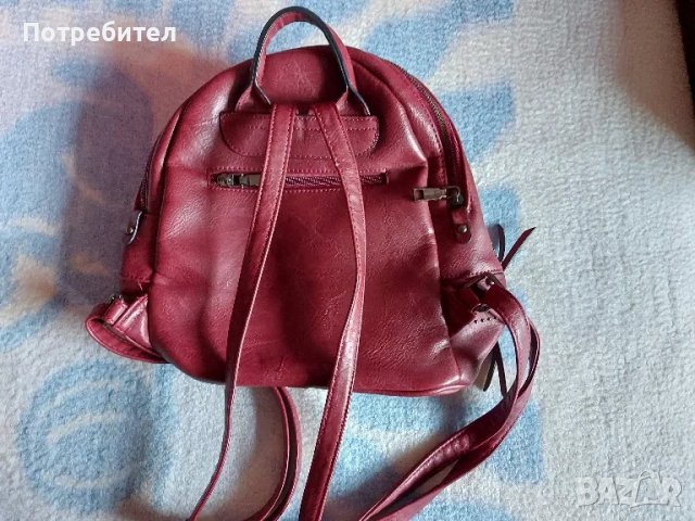 Дамска кожена раница, снимка 4 - Раници - 47666675