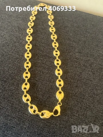 Златни бобени зърна 43.9гр 14к, снимка 8 - Колиета, медальони, синджири - 49279249