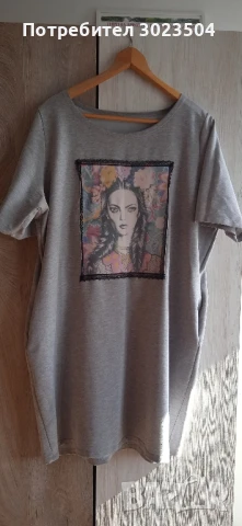 Туника макси размер, снимка 5 - Туники - 51150605