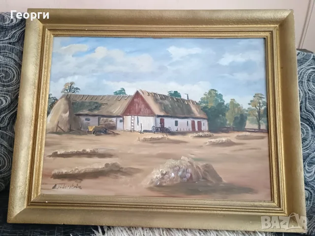 Картина масло на шперплат-03, снимка 6 - Картини - 56053597