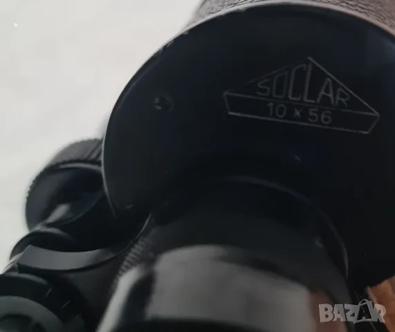 Рядък винтидж немски бинокъл Schütz Kassel Soclar 10x56 Топ оптика, снимка 2 - Оборудване и аксесоари за оръжия - 56184849