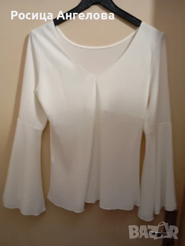 Нова Vincent Croce спортно елегантна дамска италианска блуза , снимка 7 - Блузи с дълъг ръкав и пуловери - 51290488