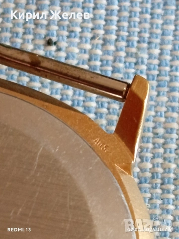 Стар механичен часовник SEKONDA работи позлатен Au5 перфектно състояние за КОЛЕКЦИЯ 54474, снимка 6 - Антикварни и старинни предмети - 54119161