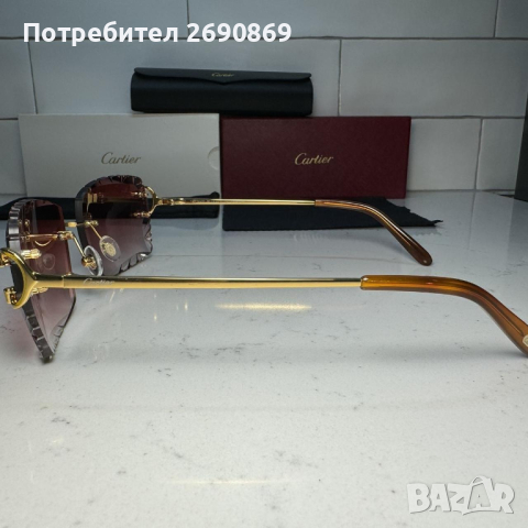 Cartier Diamond Cut слънчеви очила, снимка 3 - Слънчеви и диоптрични очила - 44659471