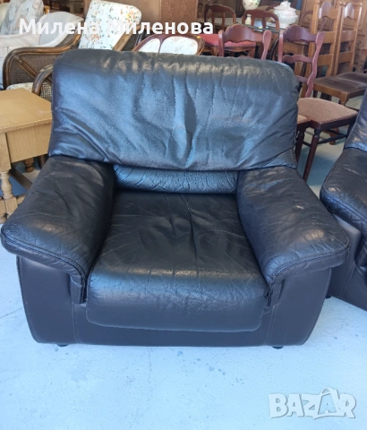 Холна гарнитура - диван тройка и два фотьойла , снимка 3 - Дивани и мека мебел - 54177292
