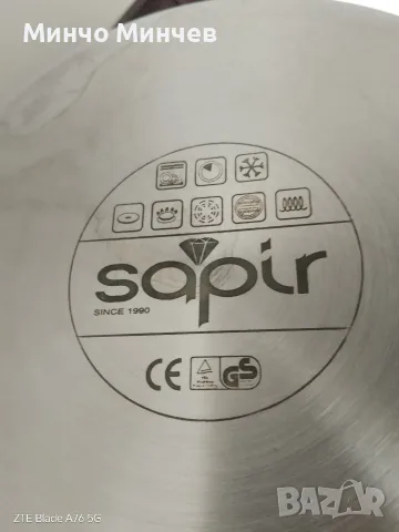 Тенджера под налягане Sapir, снимка 3 - Съдове за готвене - 56229902