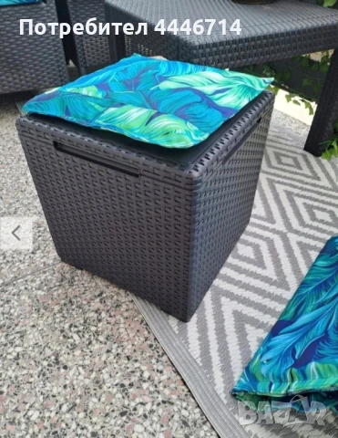 Градинска маса + ракла за съхранение, снимка 7 - Градински мебели, декорация  - 51235963