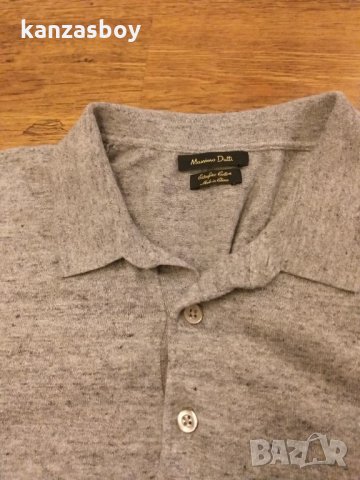 massimo dutti - страхотна мъжка тениска КАТО НОВА, снимка 3 - Тениски - 34958286