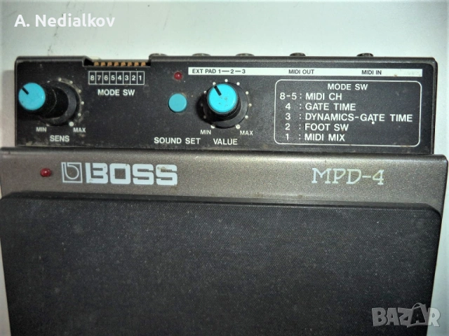 Boss MPD4 drum module, снимка 2 - Ударни инструменти - 54186984