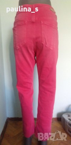 Малинени еластични дънки "s'Oliver" / голям размер , снимка 4 - Дънки - 40355361