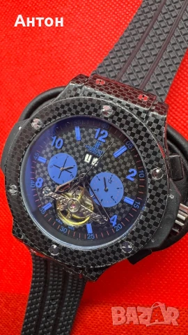 Мъжки часовник Hublot с автоматичен механизъм, снимка 11 - Мъжки - 51145473