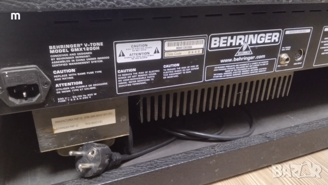 Behringer v-tone GMX1200H глава за китара, снимка 5 - Китари - 52544386